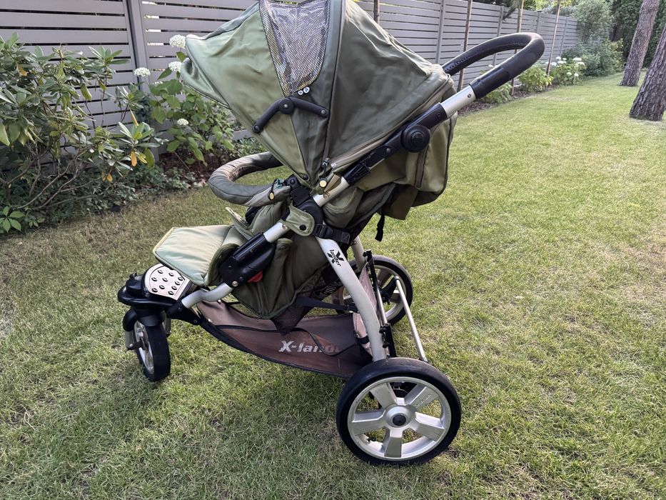 Wózek dziecięcy trzykołowy X-LANDER 3 w jednym Gondola Spacerówka