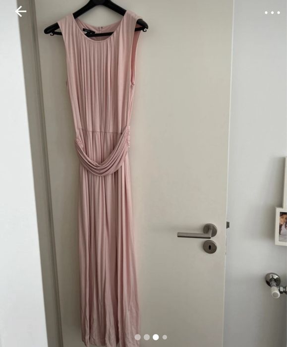 Vestido comprido mango