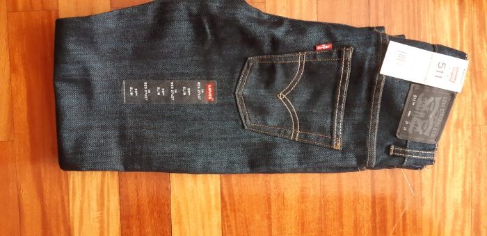 Calças de ganga T14 (W27 L27) Levi`s Strauss 511 originais USA - NOVAS
