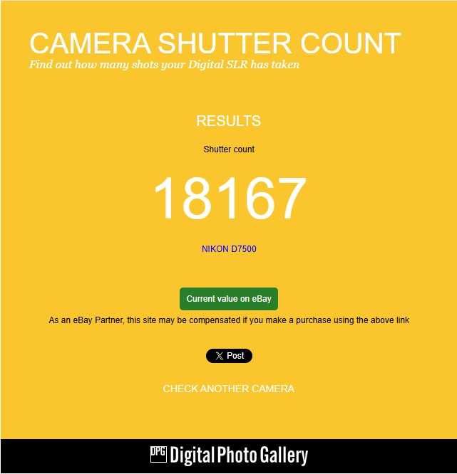 Продам фотоапарат Nikon D7500 (Bodi) без об'єктиву