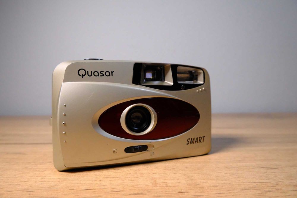 Quasar Smart - klasyczny aparat analogowy na film, sprawny Gliwice Wojska Polskiego