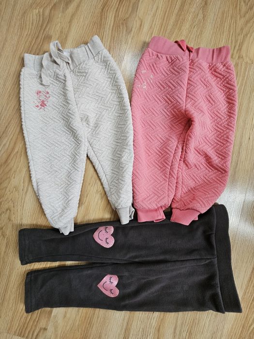 Spodnie dresowe miękkie dla dziewczynki rozm 18-24  msc Primark