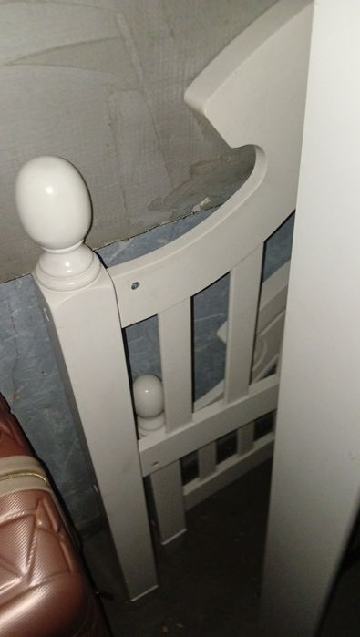 Łóżko stylowe Białe