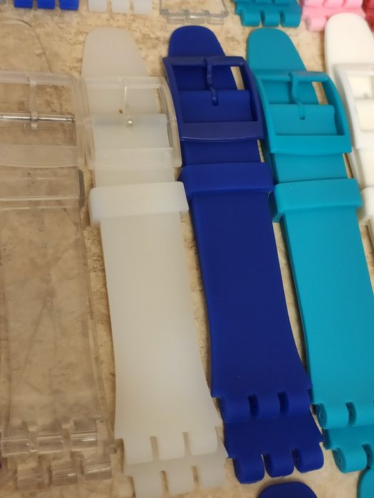 Ремешки Swatch, силіконові ремінці свотч