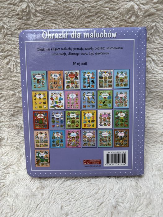 Książeczka „Dobre wychowanie” – Obrazki dla maluchów - kartonowa