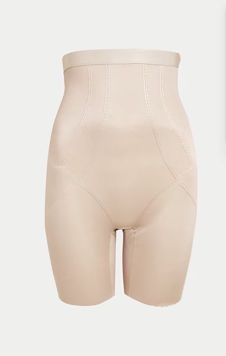 Marks&Spencer Nowe extra Majtki wyszczuplające brzuch uda beżowe 40 _