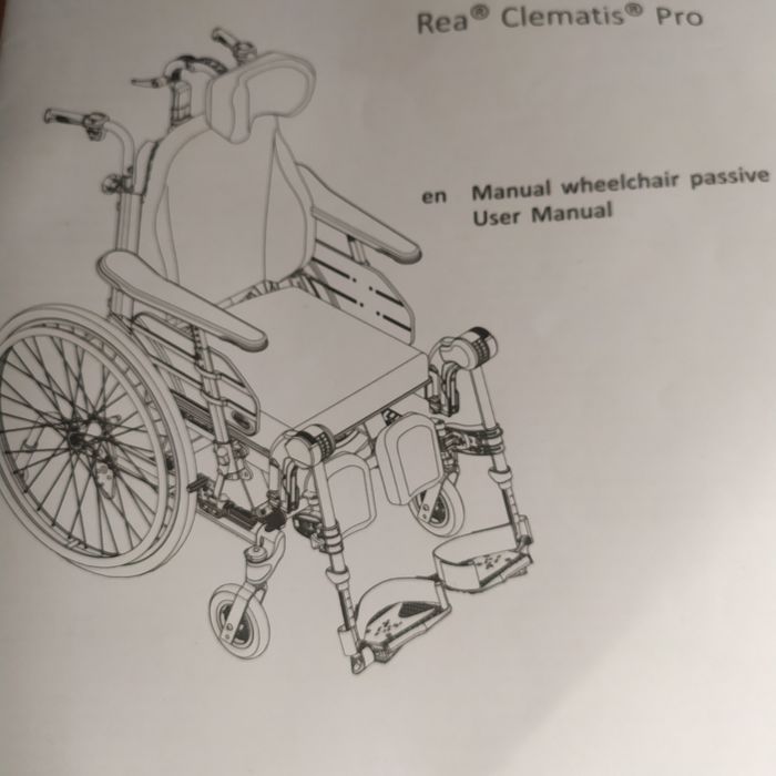 Багатофункціональне крісло колісне Rea Clematis Proо колісне