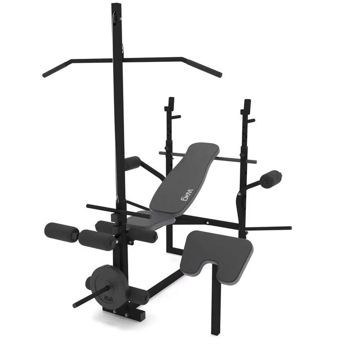 Лава для жиму K70 з тягою та брусами | домашній тренажер 6в1 скамья