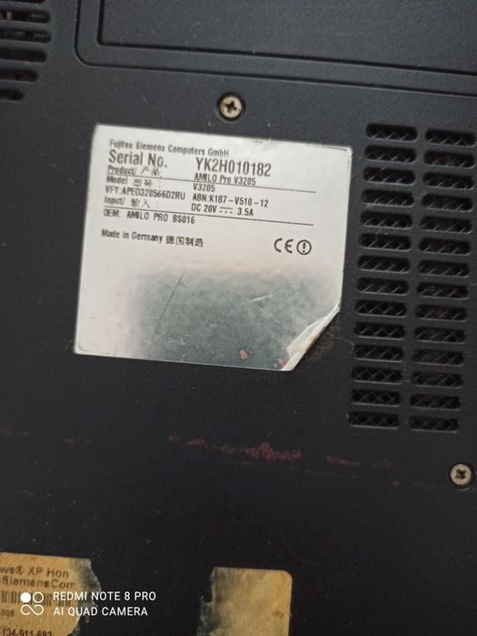 Продам ноут бук fujitsu siemens