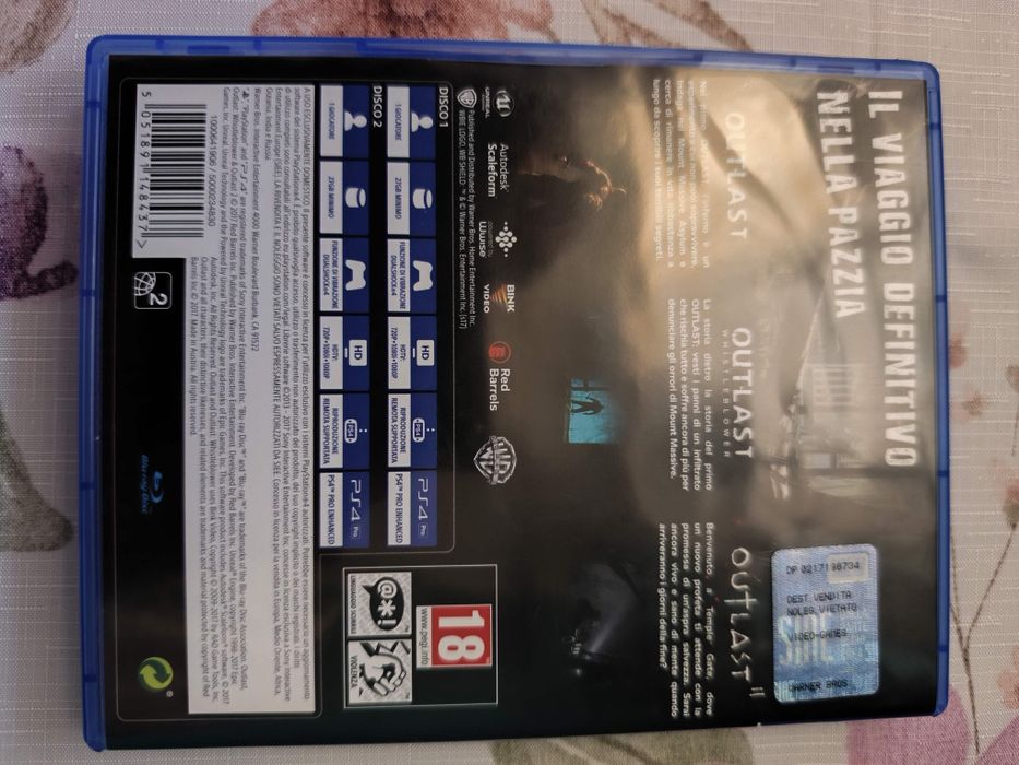 Outlast trinity PS4 PL
