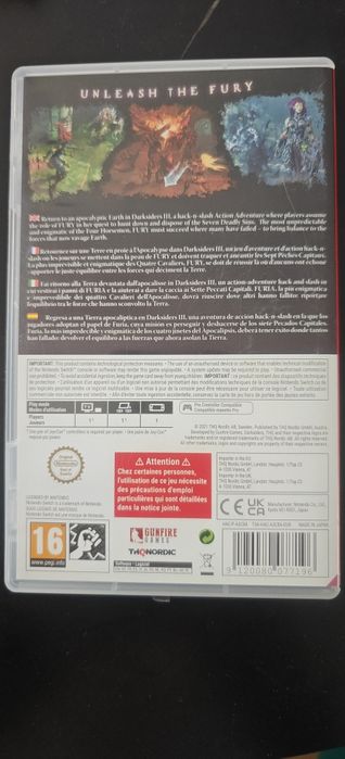 Darksiders 3 Nintendo switch PL