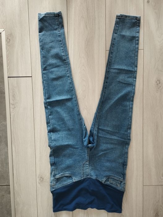 Spodnie ciążowe imitacja jeansów
