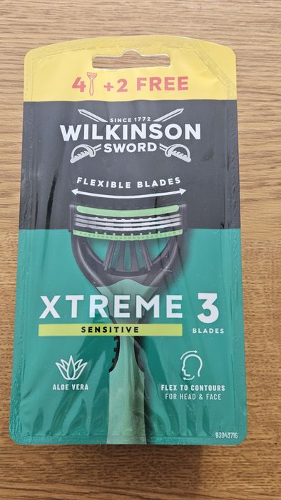Wilkinson Extreme 3 ostrza maszynki do golenia  jednorazowe