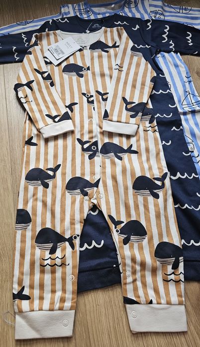 Zestaw pajacyków chłopięcych  3-pak Next  rozmiar 86 cm