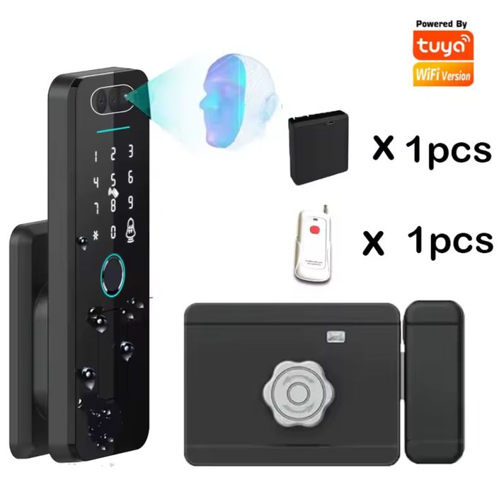 Tuya Замок з розпізнаванням обличчя на калітку забор двері офіс склад