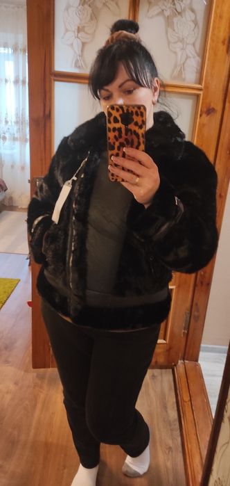 Розпродаж .Шуба-дублянка  еко норка