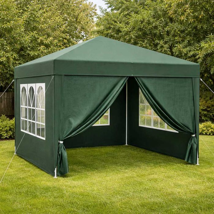 Promocja! Nowy Pawilon Ogrodowy Namiot Ogrodowy ogrodowy 3x3m + 4 ścianki 228d