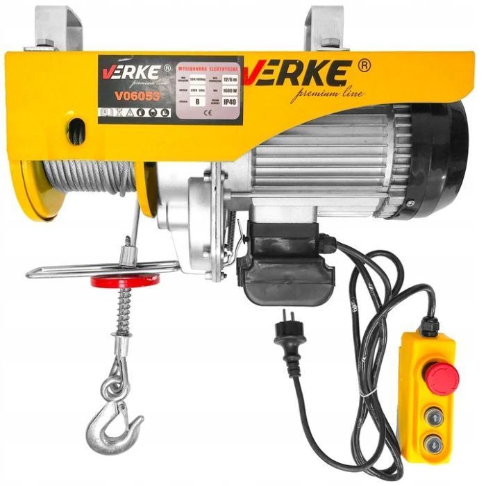 Тельфер лебедка таль електрическая VERKE 1000 kg електричний підйомник