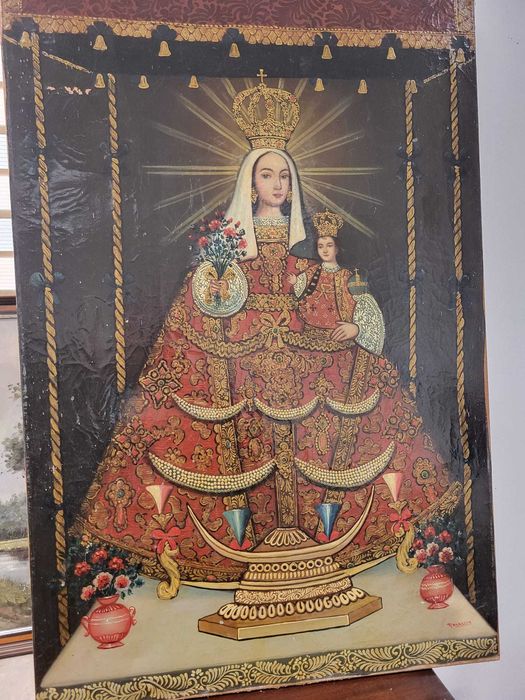 Antyczna Ikona Virgen de Cocharcas  unikatowe dzieło sztuki religijnej