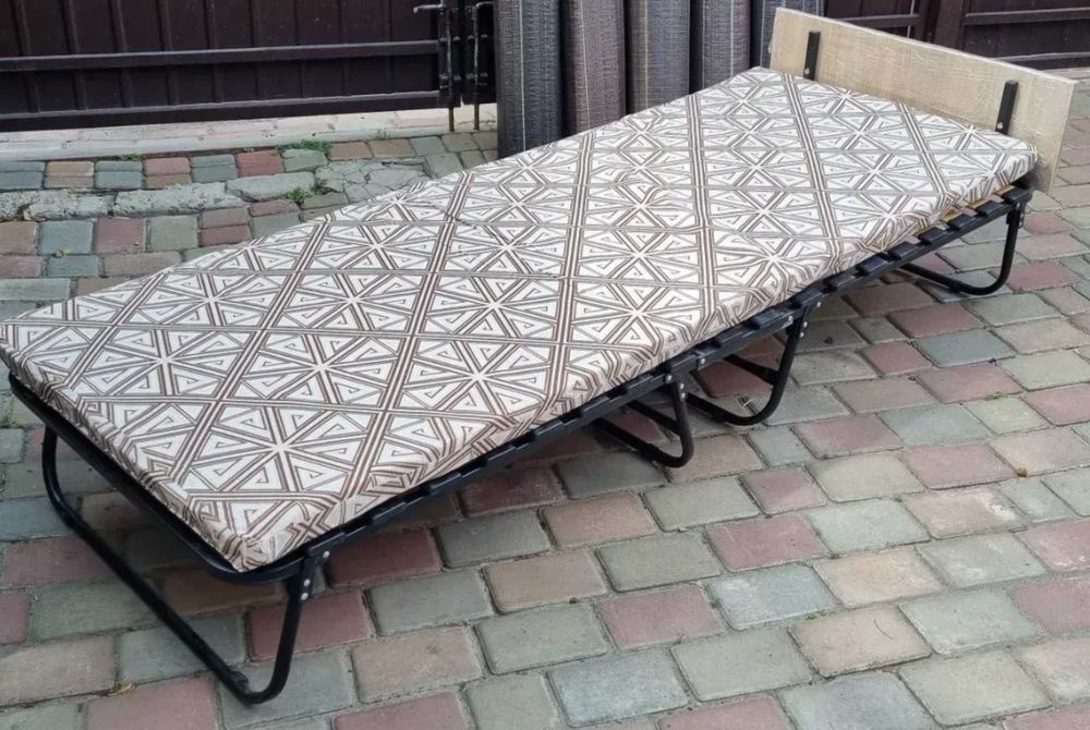 Розкладачка Розкладне ліжко Розкладушка Кровать Раскладушка с матрасом