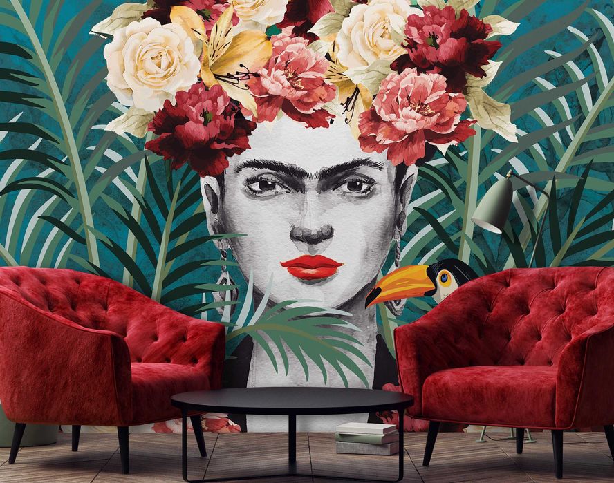 Fototapeta Frida Kahlo Portret Sztuka 3D Na Twój Rozmiar + KLEJ