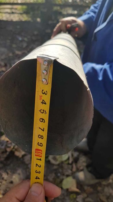 Труба оцинкованная Диаметр 100мм, Длина 3100 мм