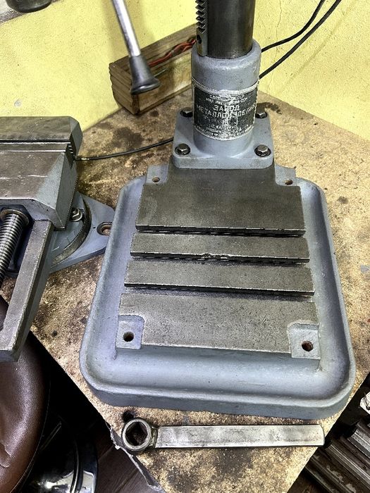 Старинный колекционный сверлильный станок сверлилка свердлильний нс-12