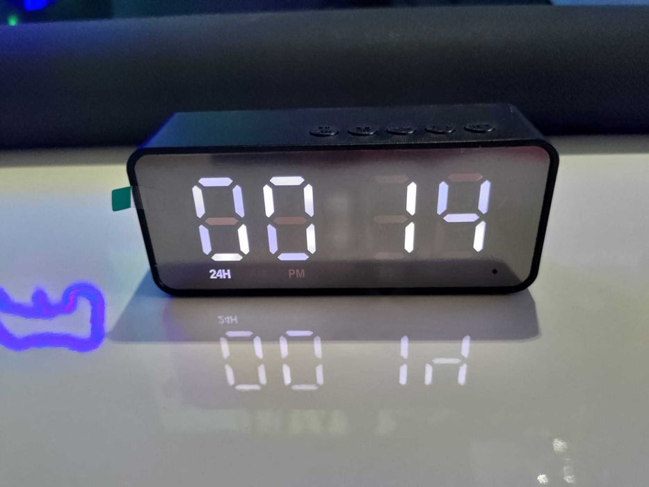 Coluna Despetador Bluetooth