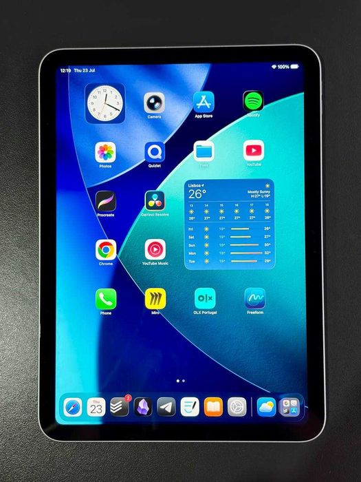 iPad 10ª Geração 256GB + Apple Pencil + Teclado Folio | Excelente Estado