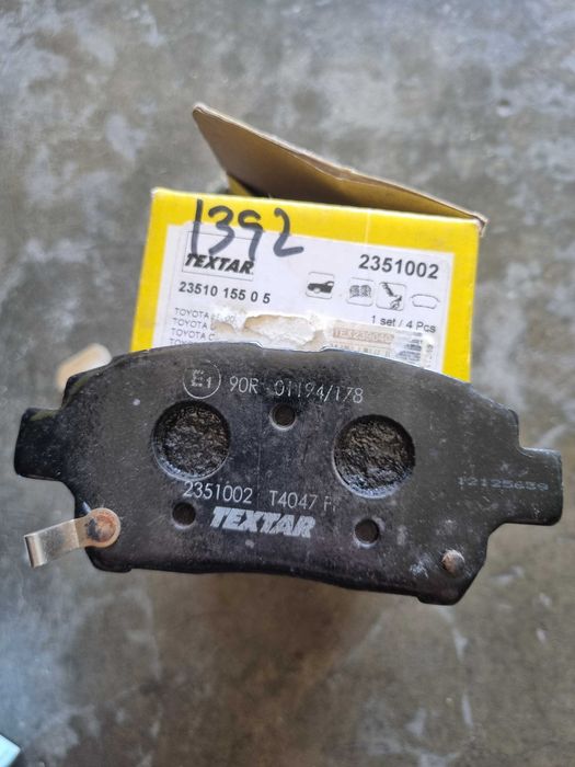 Pastilhas calço travão Toyota yaris
