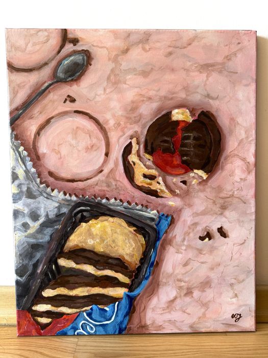 Delicje 50 × 40 cm obraz recznie malowany