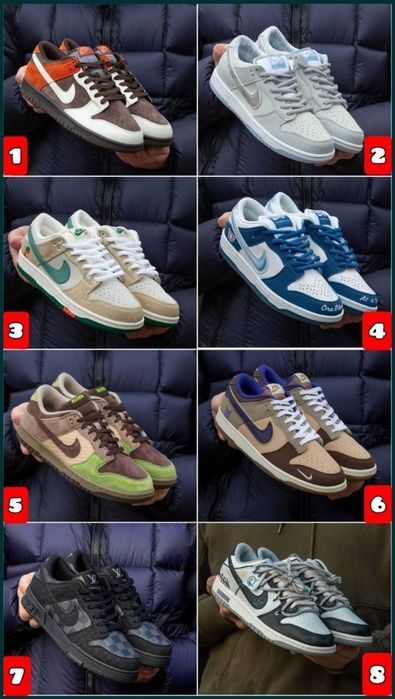 ПОНАД 100 КОЛЬОРІВ‼️ Кросівки Nike SB Dunk Low / 36-46 / Найк СБ Данк
