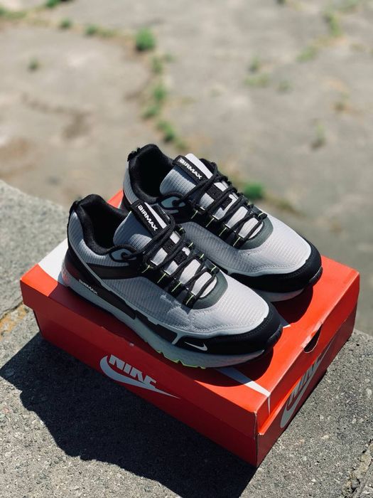 Кросовки Nike водонепроницаемые Осенние кросивки найк Nike air max мужские красовки на каждый день Кожаные мембранные кросовки найк
