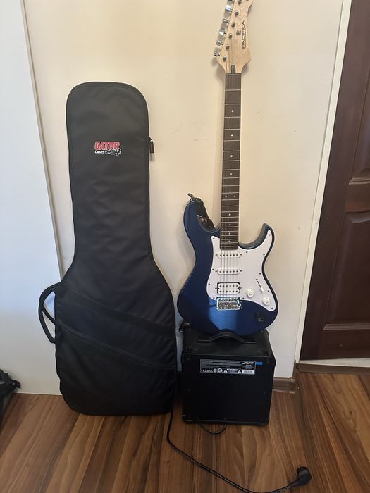 Yamaha Pacifica + Marshall MG10CF + чохол - повний комплект