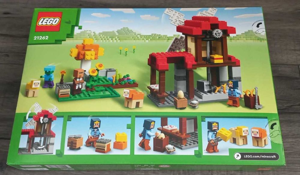LEGO Minecraft 21262 - Farma z wiatrakiem
