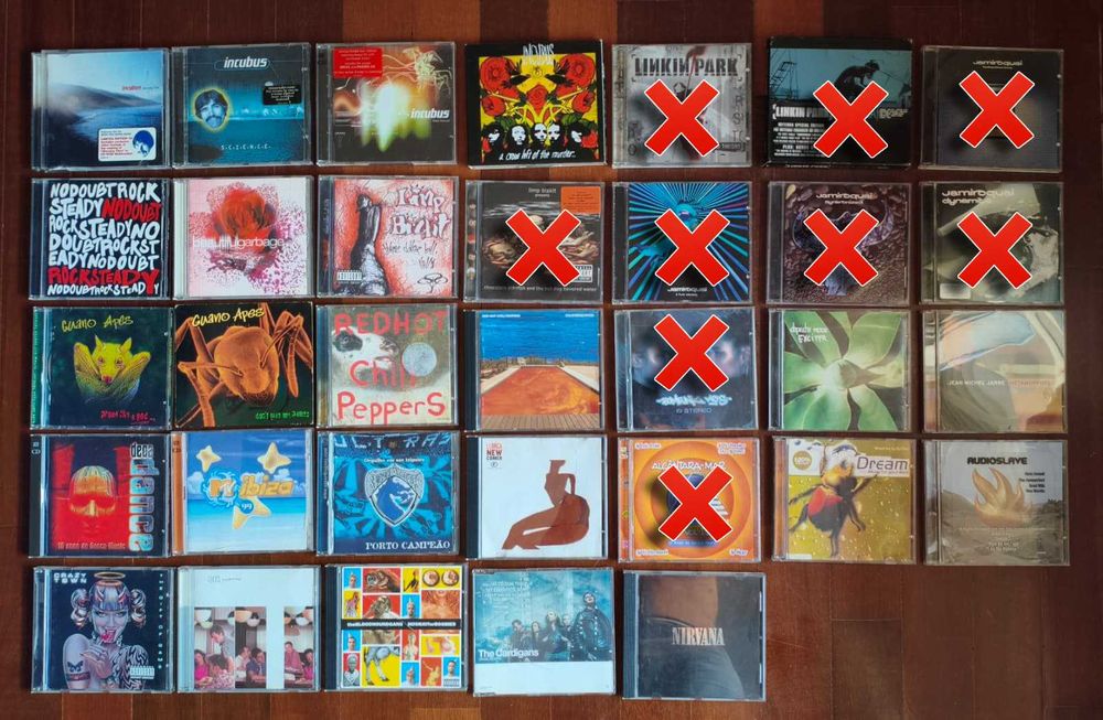 Vários CDs de música - ÁLBUNS ORIGINAIS