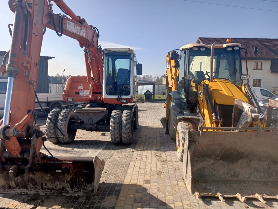 KOPARKO-ŁADOWARKA koparka usługi wynajem.