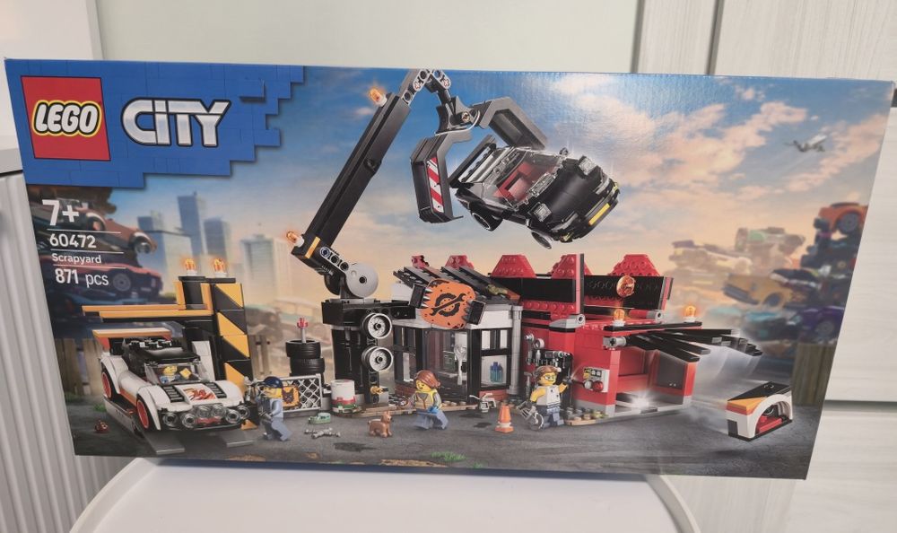 Nowe LEGO 60472 City - Złomowisko z samochodami