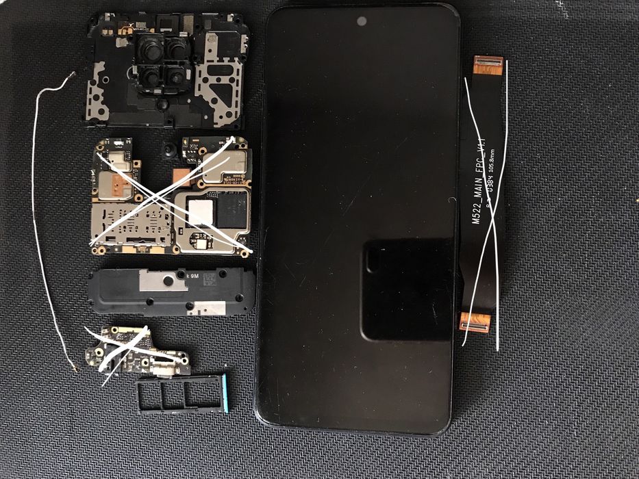 Разборка Redmi 9 note pro