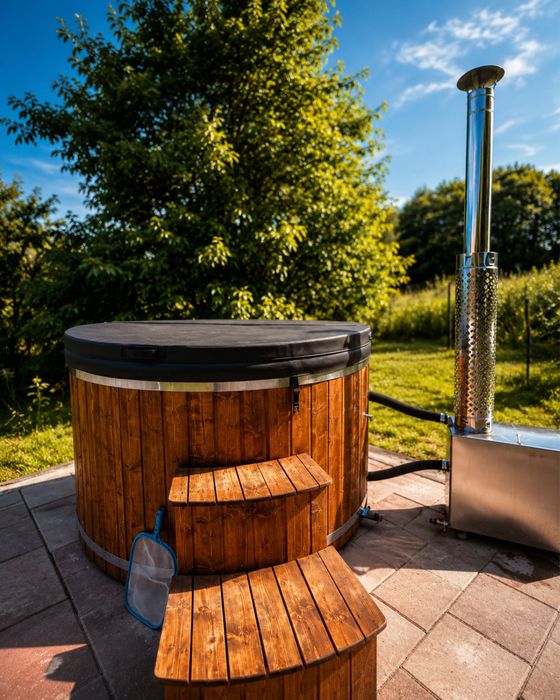 Domek w Krainie Wygasłych Wulkanów z balią/ jacuzzi