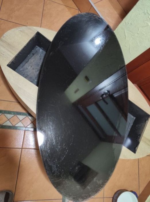 Ława Zenga-czarne szkło