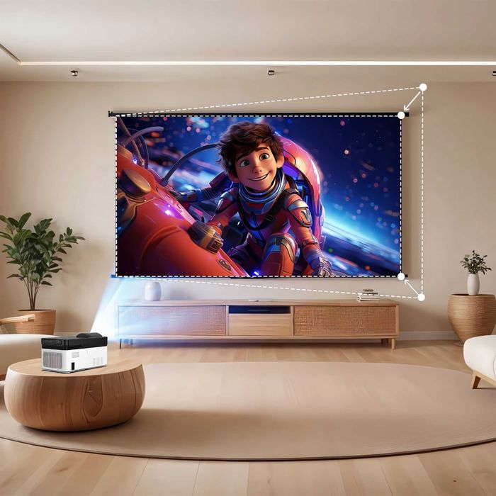 Projektor HY450 4K 1080P Netflix ANDROID Led Auto Fokus Wifi6 BT 5.4