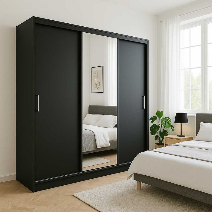 Szafa przesuwna BLAK 180 *NOWOŚĆ*