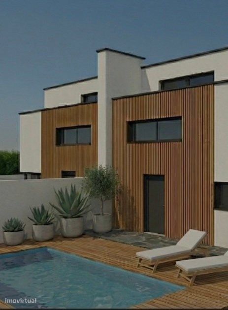 Moradia Nova T3 | Piscina e Jardim