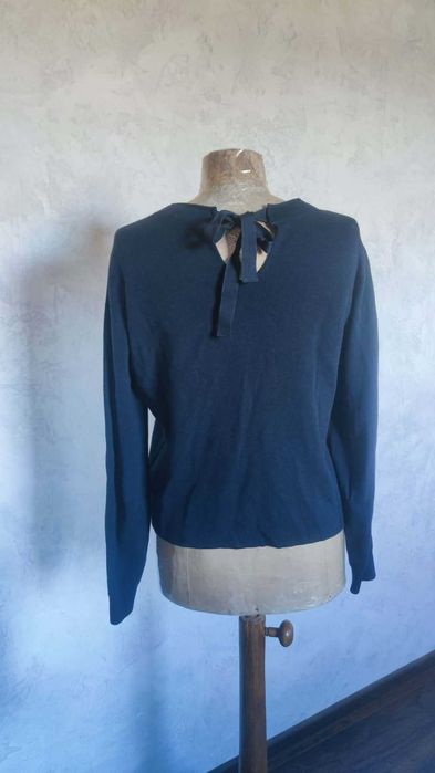 sweter Marc O'Polo ciemny granat kokarda na plecach r.S