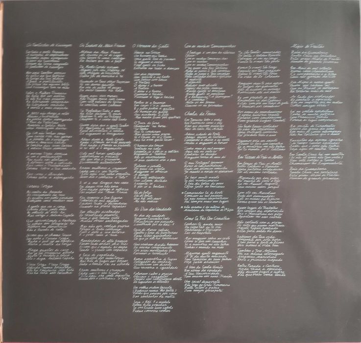 José Afonso	- - - - -		Com as Minhas Tamanquinhas	- - - - -	LP