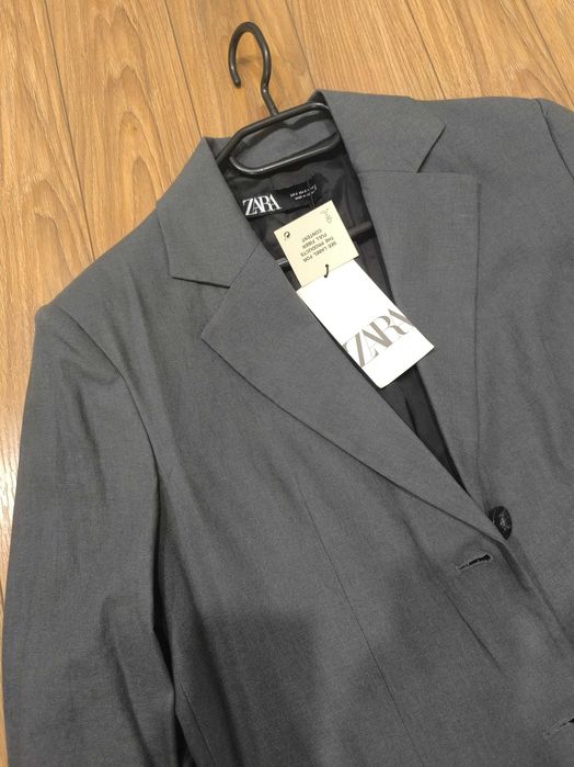 Жакет блейзер Zara льон новий