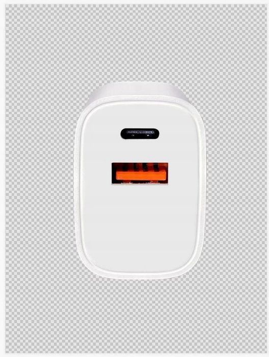 Szybka Ładowarka Sieciowa Usb I Usb-C Typ C Qc 3.0 Pd 20W + Kabel