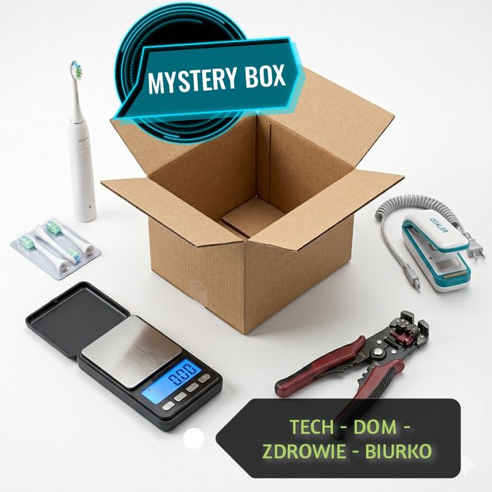 Mystery Box – Zestaw Niespodzianka (Tech/Dom/Prezent)