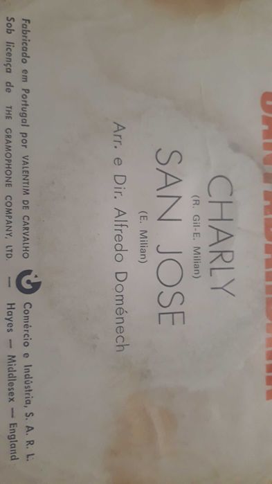 Santabárbara - Charly - single vinil - portes incluídos